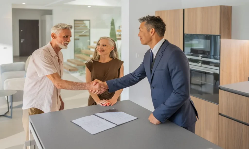 Real estate agent package USA helping buyers and sellers complete successful property transactions.
